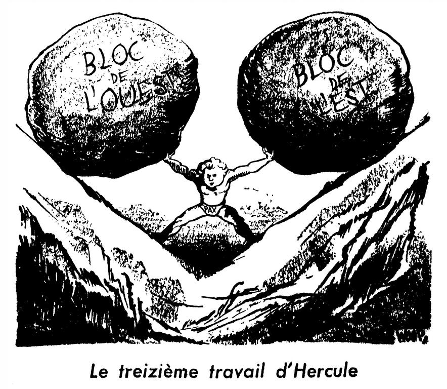 Caricature de Woop sur la guerre froide (27 septembre 1947) - CVCE Website