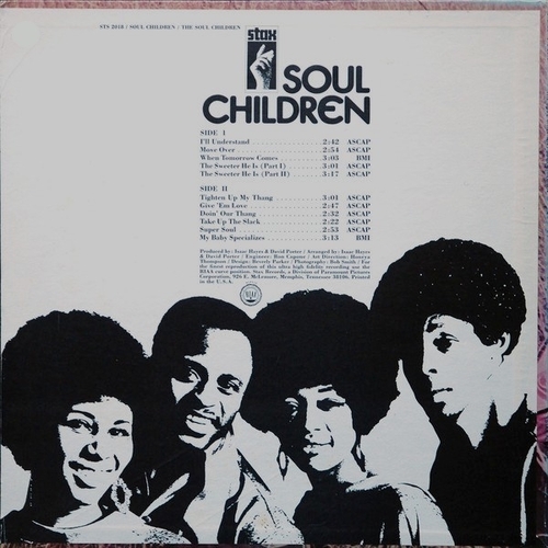 The Soul Children : Album " Soul Children " Stax Records STS-2018 [ US ]