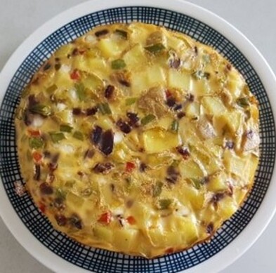 FRITTATA de patates, légumes & fromage