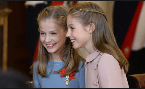 Leonor et Sofia  infantes d'Espagne