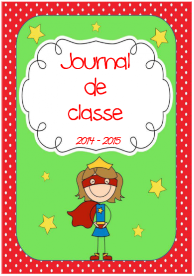 PAGES DE GARDE CAHIER JOURNAL