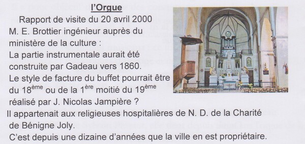 Un beau concert "orgue et chant" a eu lieu à l'église Saint-Pierre (ex Notre-Dame)