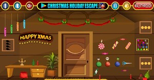 Jouer à Christmas dark room escape