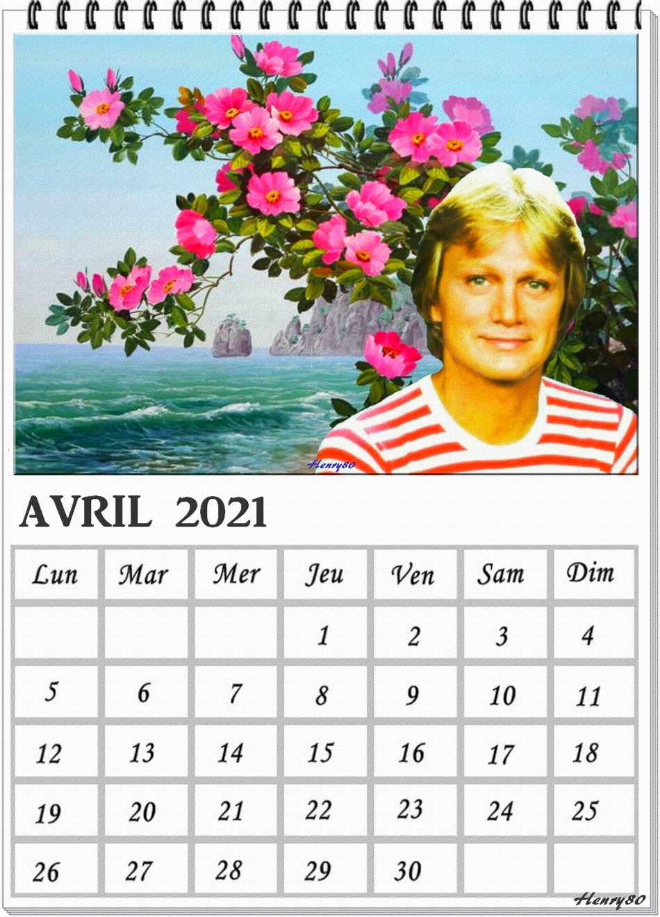 Calendrier Claude Francois 2023 Calendrier - Claude Francois Par Henry80