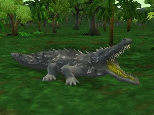 Crocodile extraterrestre géant (pour Survivor of Scylla)