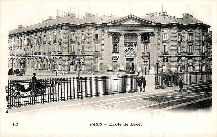 Paris. École de Droit. Collection Berthaud Frères (B. F.)