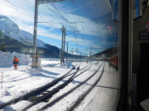 30/01/2018 Bernina Express Saint Moritz GR Suisse # 1 Aller