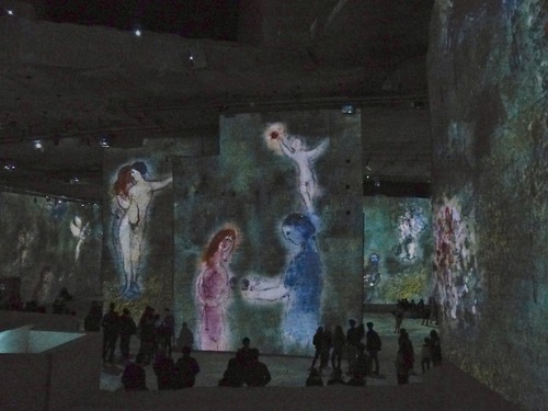 Chagall aux carrières de lumière