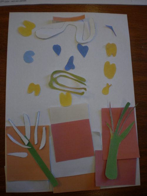 Séance art visuel : Matisse "les végétaux"