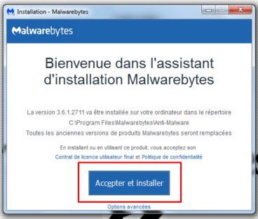Installer Malwarebytes