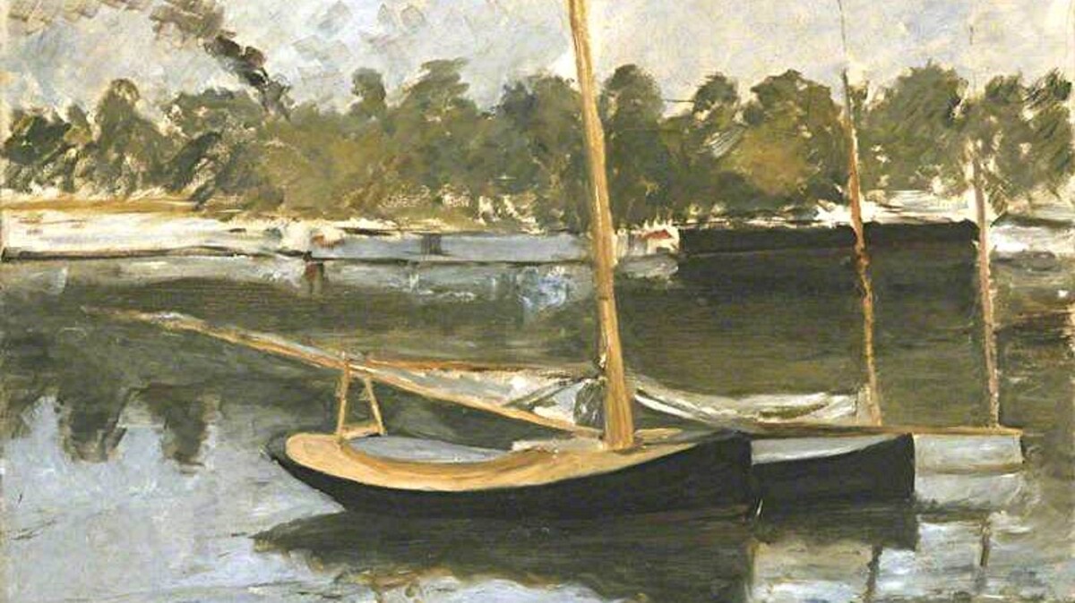 * Manet II / 9 / La Seine (3) / 1874 : péniches et bateaux
