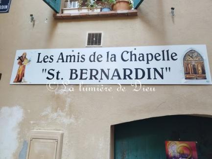 Antibes, la chapelle Saint Bernardin