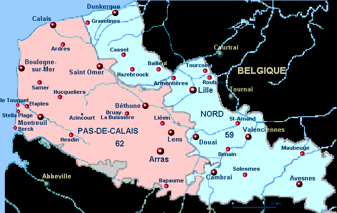 Nord-Pas-de-Calais hauts de France