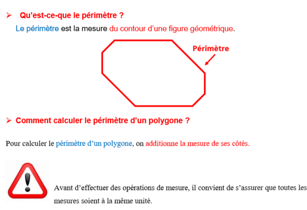 Le périmètre