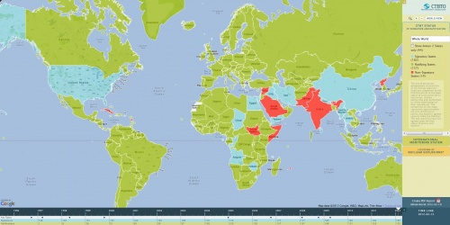 CTBTO World Map