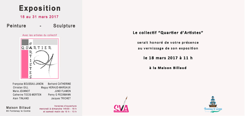 Exposition du collectif "Quartier d'artistes"