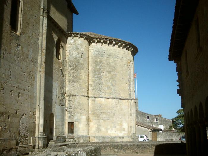 L'église Saint-Sauveur et Saint-Martin de Saint-Macaire (gironde)