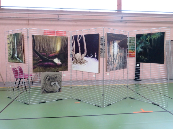 Une belle exposition a accompagné le colloque de la SAHC "la forêt dans tous ses états"