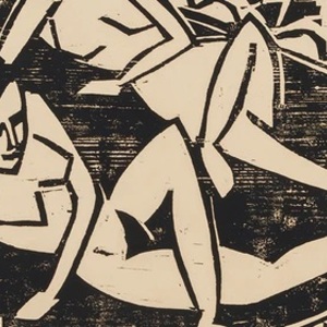 Nudes on Carpet, II, 1911, Karl Schmidt-Rotuff.