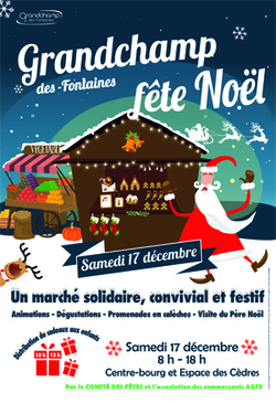 marché de Noel Grandchamp des Fontaines