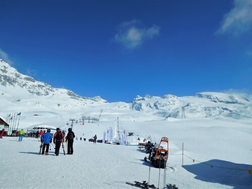 28/02/2018 Ski à Valtournenche/ Cervinia Val d'Aoste Ao Italie 