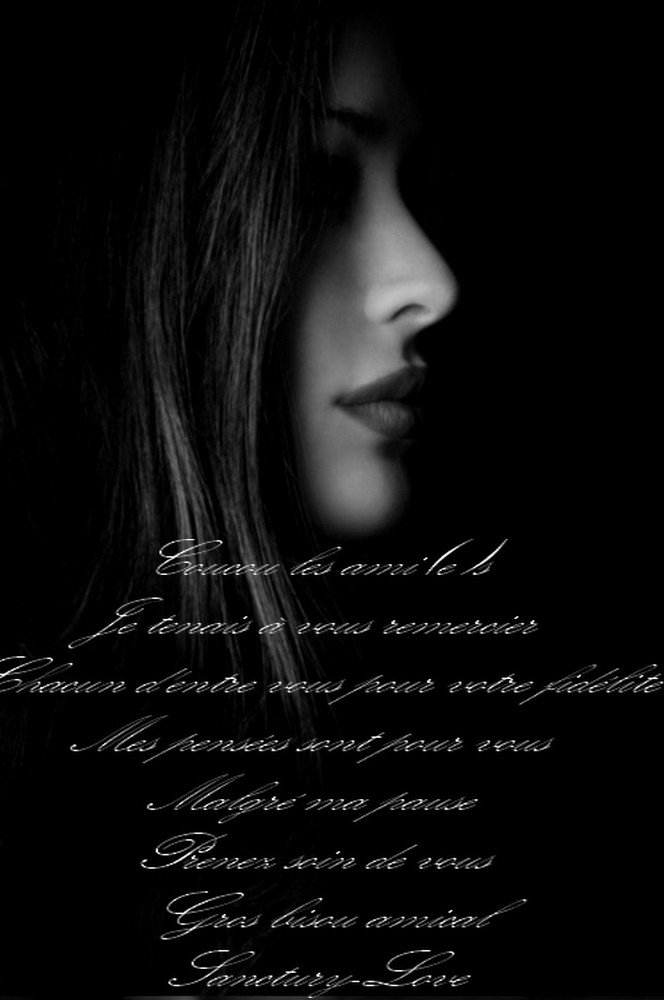 A mes ami(e)s Merci