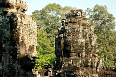 Blog de images-du-pays-des-ours :Images du Pays des Ours (et d'ailleurs ...), Temple du Bayon - Cité Royale d'Angkor Thom - Cambodge