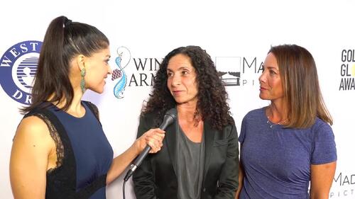 Entretien sur le tapis rouge avec Mandy Ingber et Tonya Crowe au festival Arpa 2019.