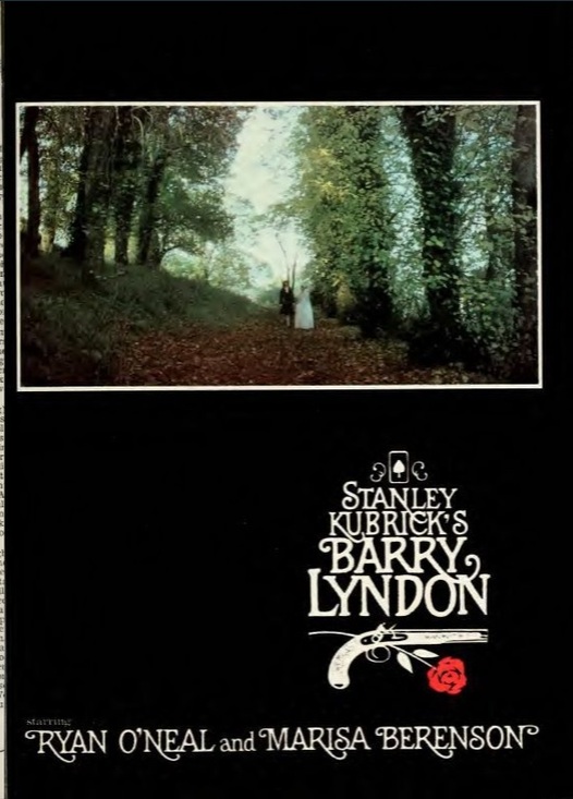 BARRY LYNDON POSTER USA 1976