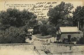 Entrée du parc porte des deux moulins - 1905