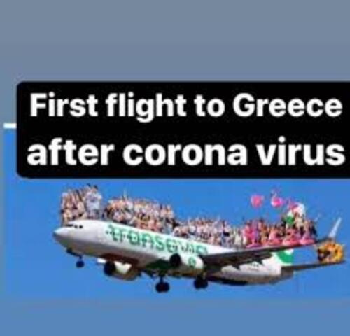 FIRST FLIGHT AFTER CORONA VIRUS  (Humour)