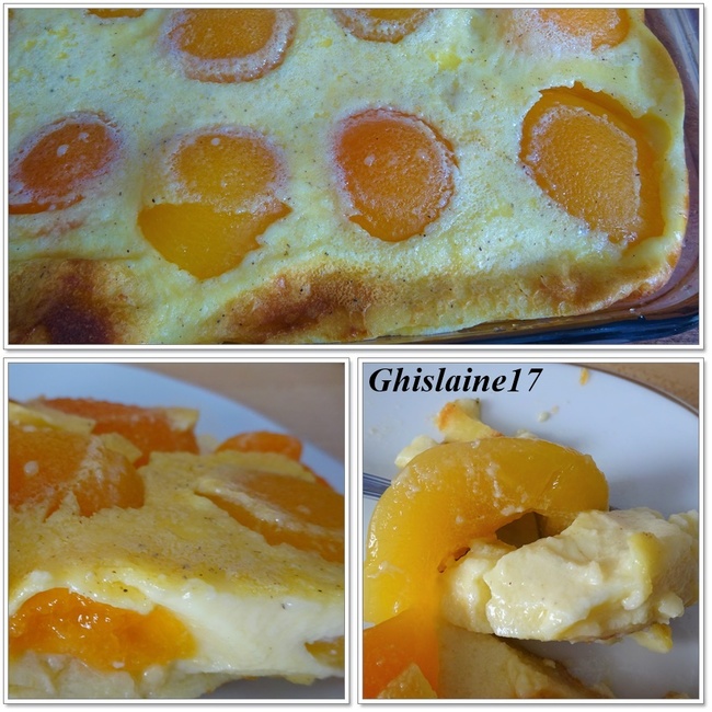 Clafoutis aux abricots (au sirop)