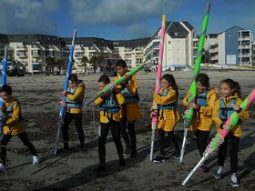 Première séance de voile à Plougonvelin