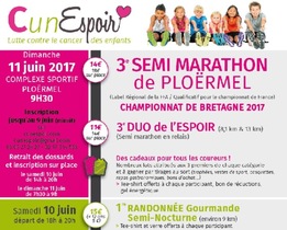 Semi Marathon de Ploermel - Dimanche 11 juin 2017