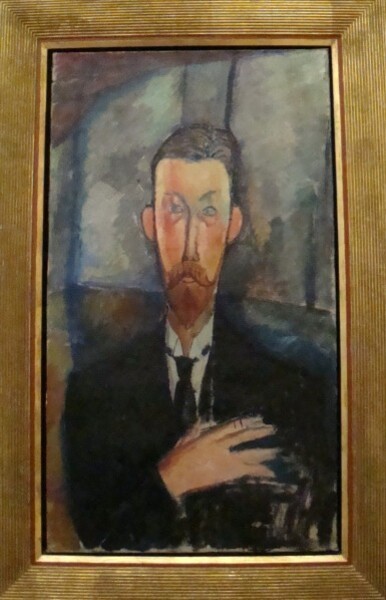 Paul Alexandre devant un vitrage (Modigliani)