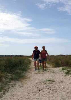 12 randonneurs ont marché 12,700km sur les plages de Plouharnel ce jeudi 7 septembre 2023 . Super soleil !!!