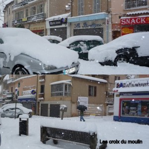 gardanne sous la neige