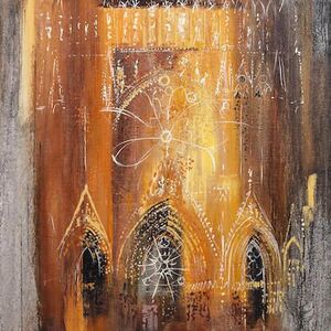 John Piper - Reims Cathedral, Marne, France 1969-70