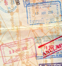 Scan des visas