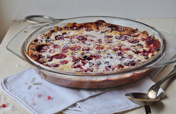 Clafoutis aux framboises