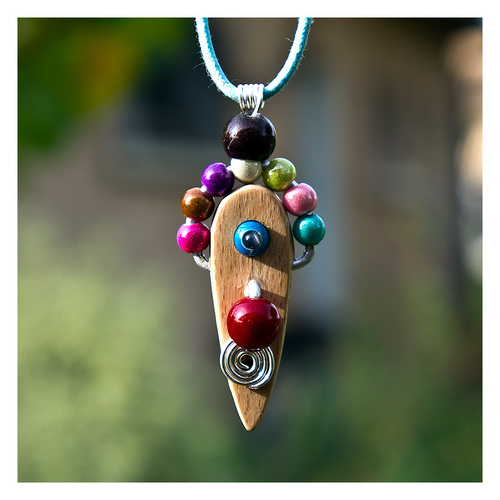 pendentif multicolor