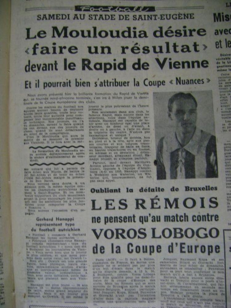 31.12.1955 Amical MCA-Rapid de Vienne 3-4