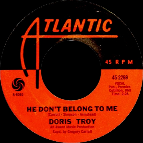 Doris Troy : " The Early Singles 1960-1967 " SB Records DP 39 [ FR ]