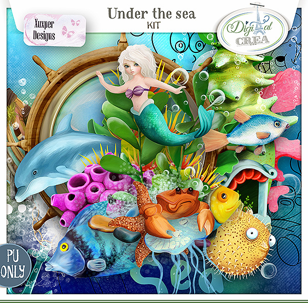 Under the sea Kit de Xuxper Designs