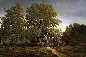 Pierre-Étienne-Théodore-Rousseau-Farm-in-the-Landes