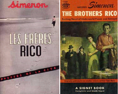 Les frères Rico, The brothers Rico, Phil Karlson, 1957