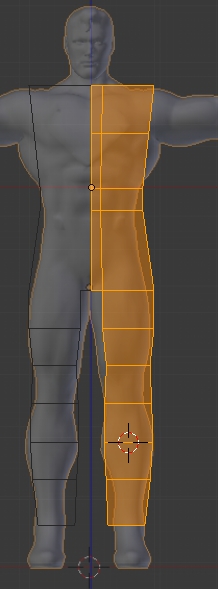 Un Modifier Mirror fait l'autre moitié du personnage