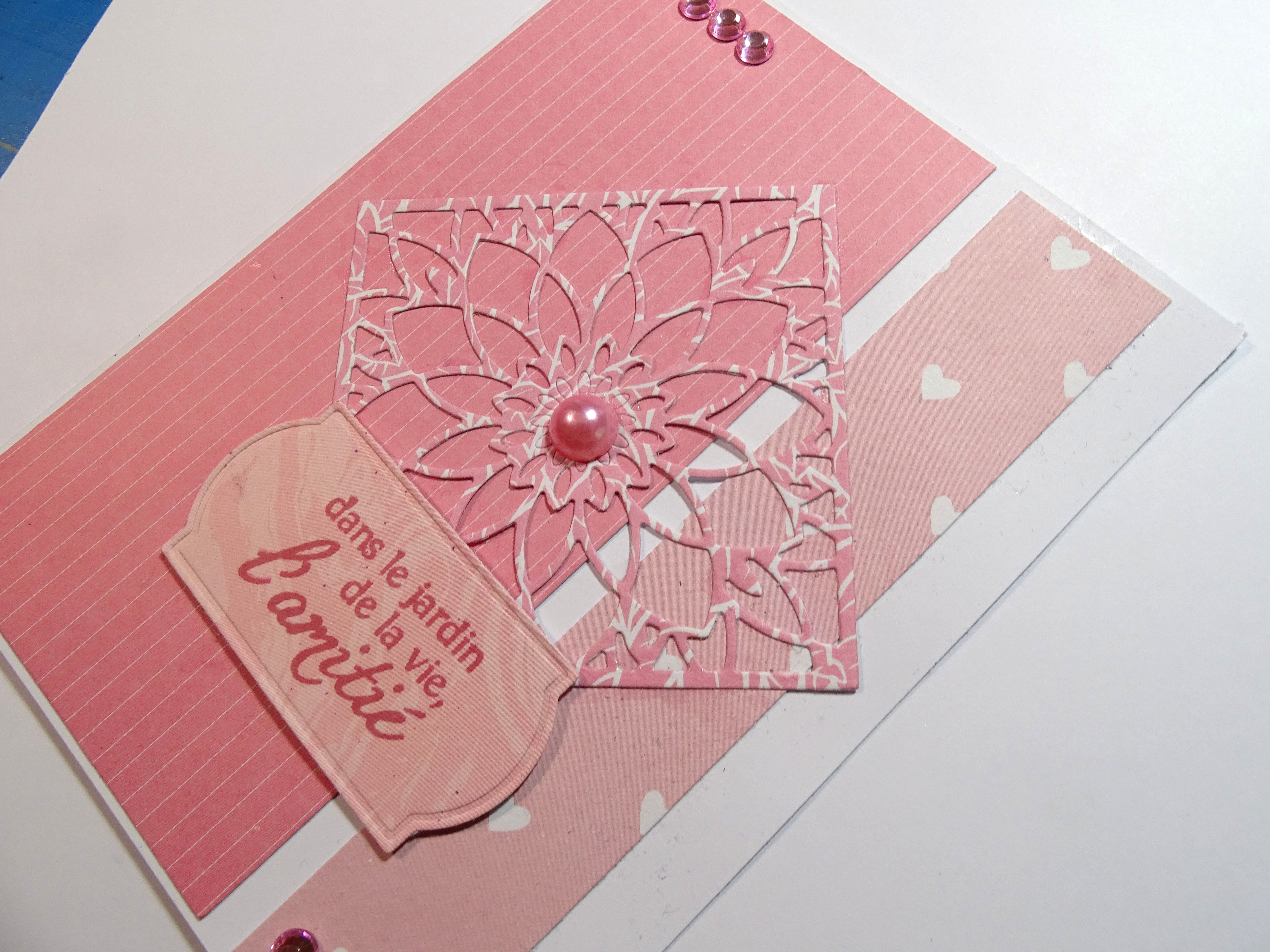 Pochette surprise théière cartes romantiques