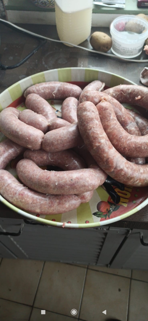 Saucisse de Toulouse maison