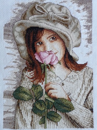 La fillette et la rose ...